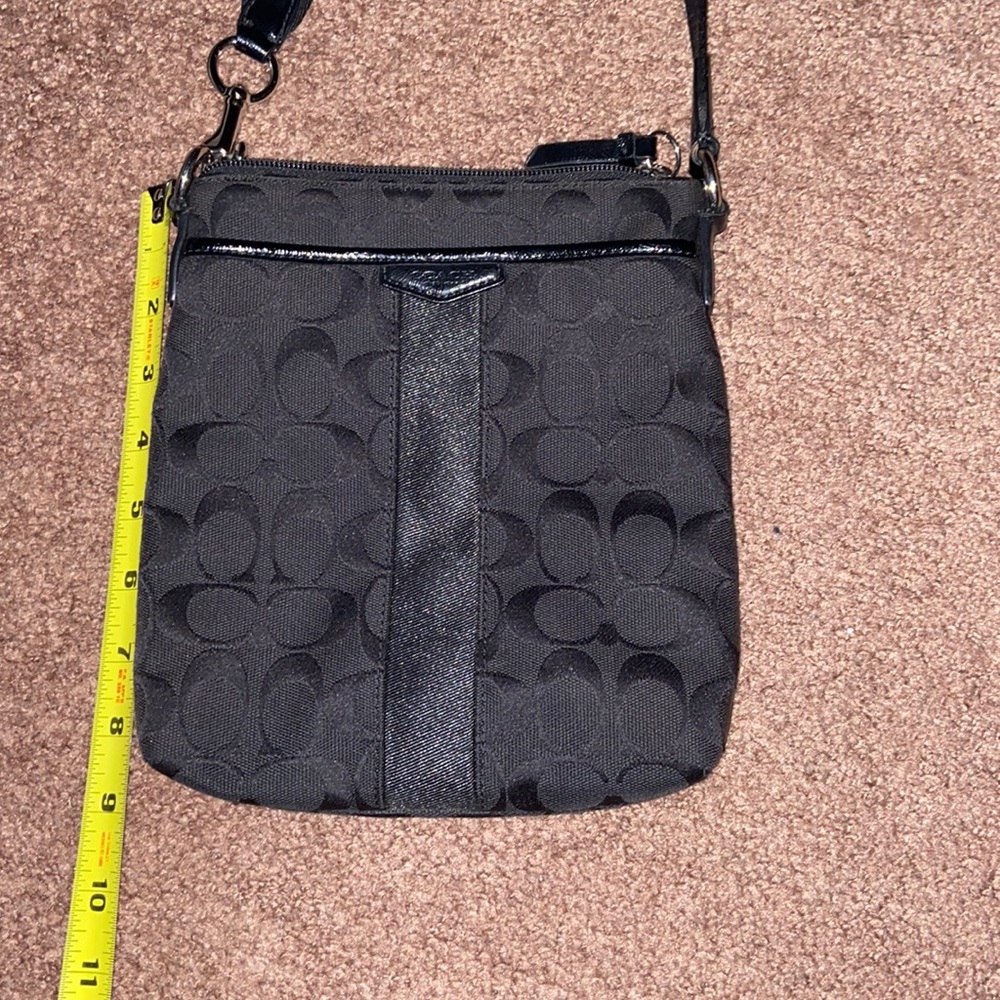 Black Coach Crossbody Purse - Picture 8 of 11